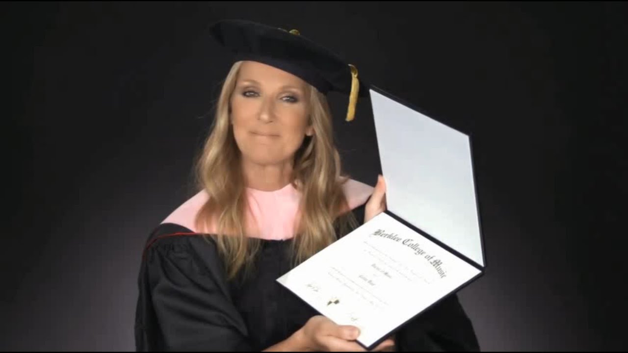Céline Dion receives Honorary Doctorate from Berklee College of Music (2021)