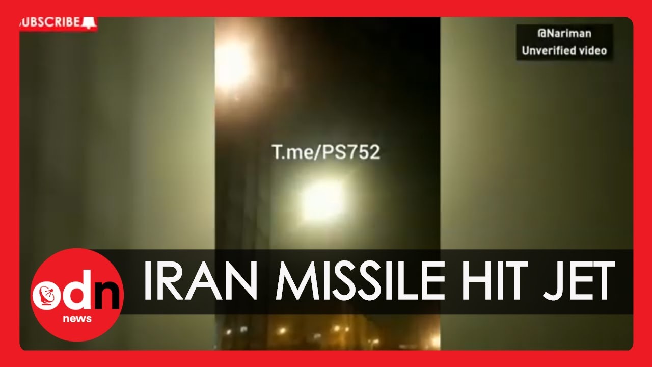 Iran Plane Crash: Moment Missile Hit the Ukrainian Jet