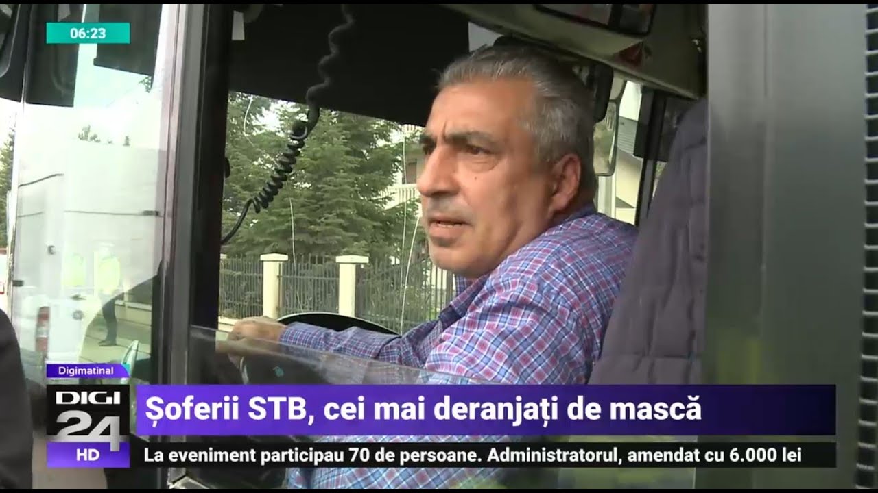 Comuna Berceni, în scenariu roșu. Șoferii STB nu poartă masca și spun că au scutire de la Primărie