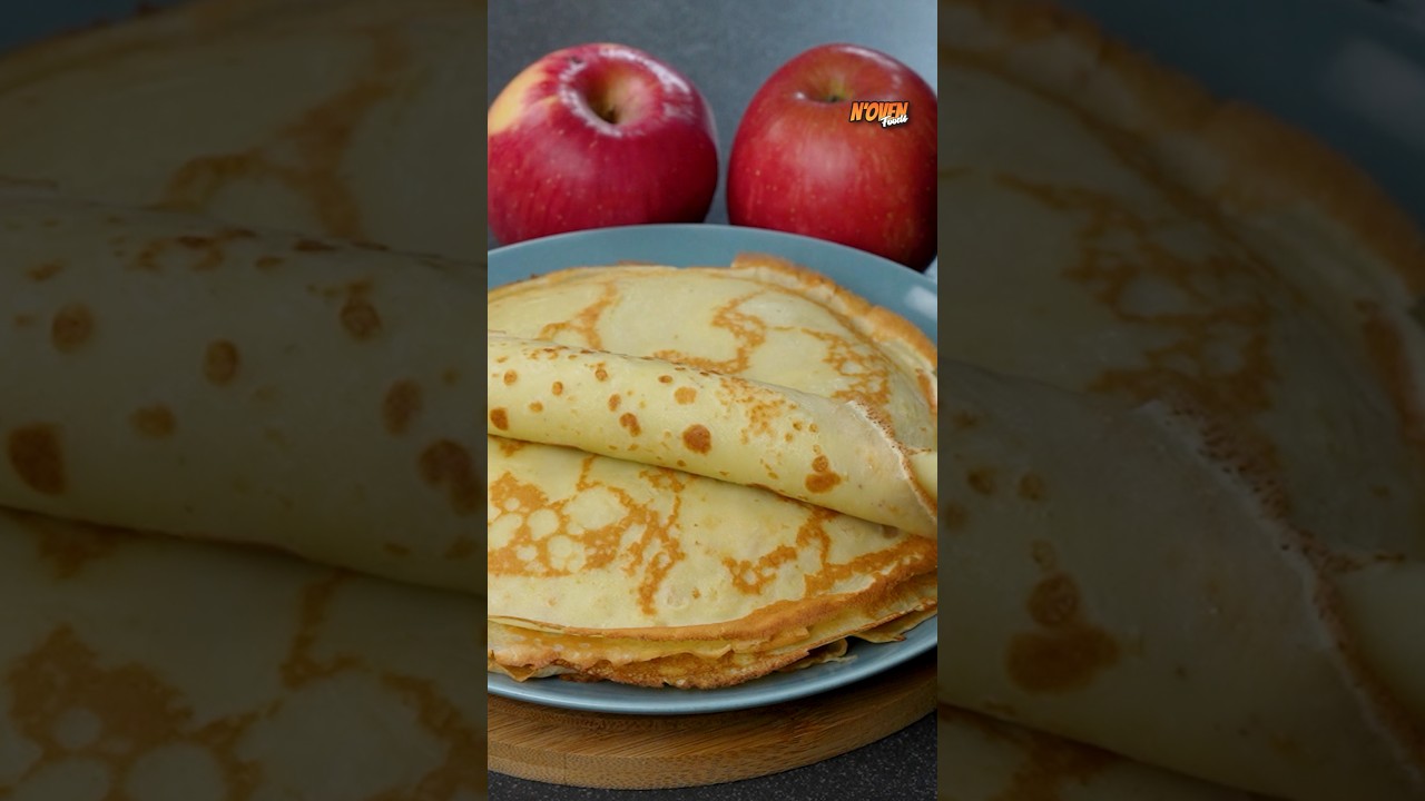 Apple Crepe Recipe | Healthy Breakfast Crepes #AppleCrepeRecipe #HealthyBreakfast