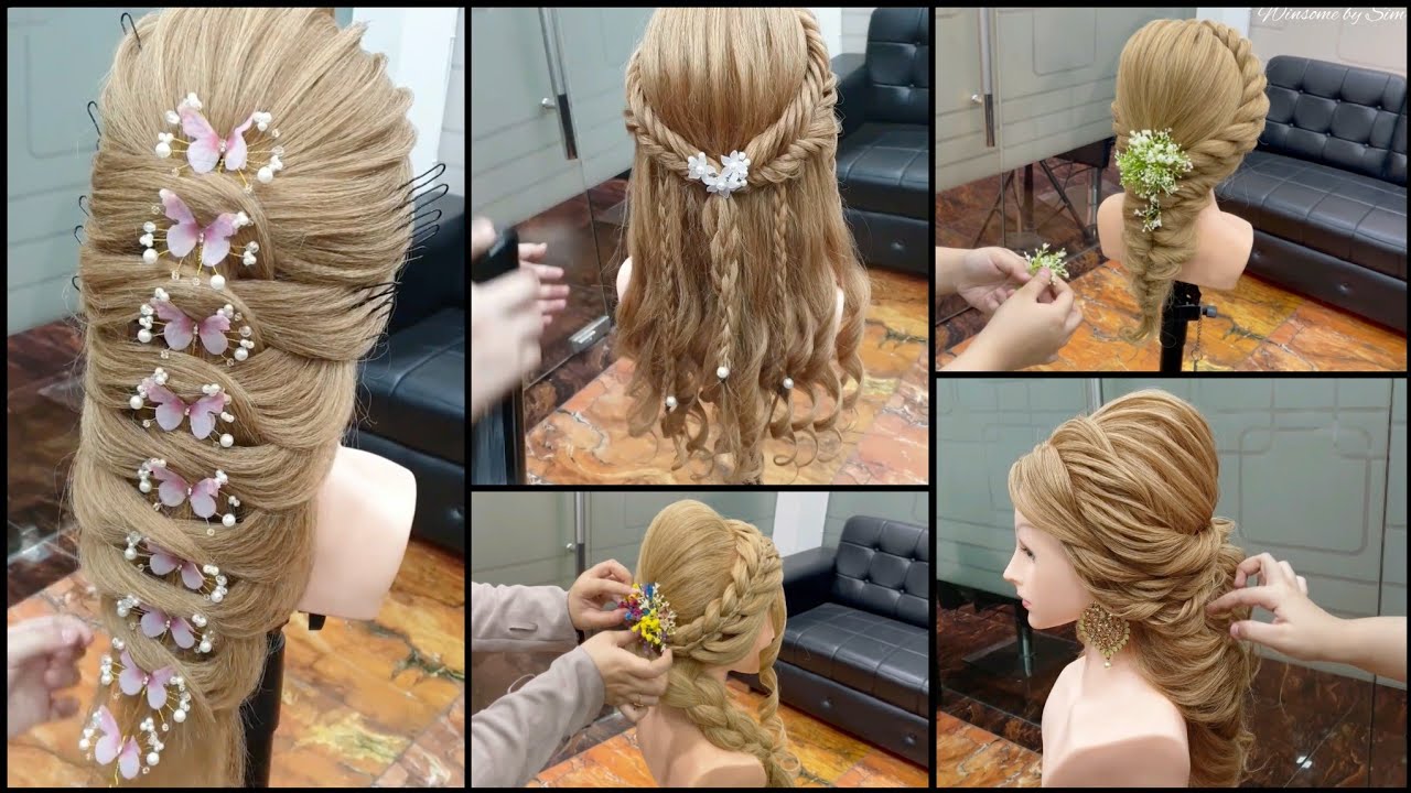 5 ADVANCE & EASY HAIRSTYLES | BRIDAL & BRIDESMAID HAIRSTYLES | LATEST HAIRSTYLES