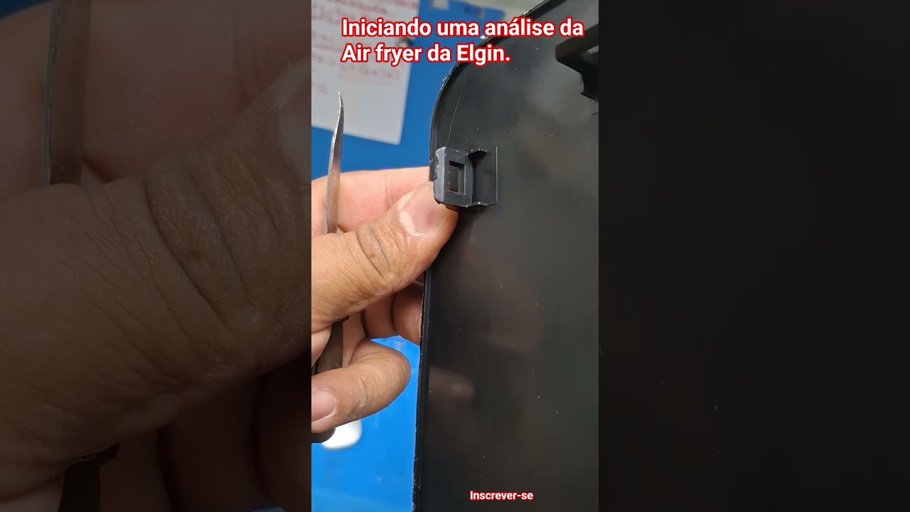 Primeira parte da an&aacute;lise da Air fryer da Elgin. que n&atilde;o liga. #shorts. #sertec.