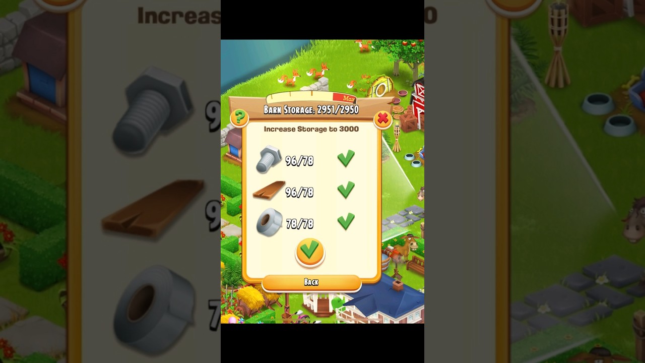Barn Storage 3000 🧡 #hayday #haydayupgrade