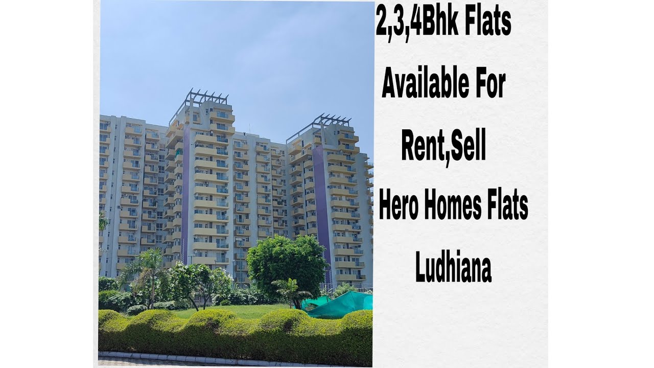 Hero Homes Flats #fullyfurnished #propertyforsale #ludhiana #punjab