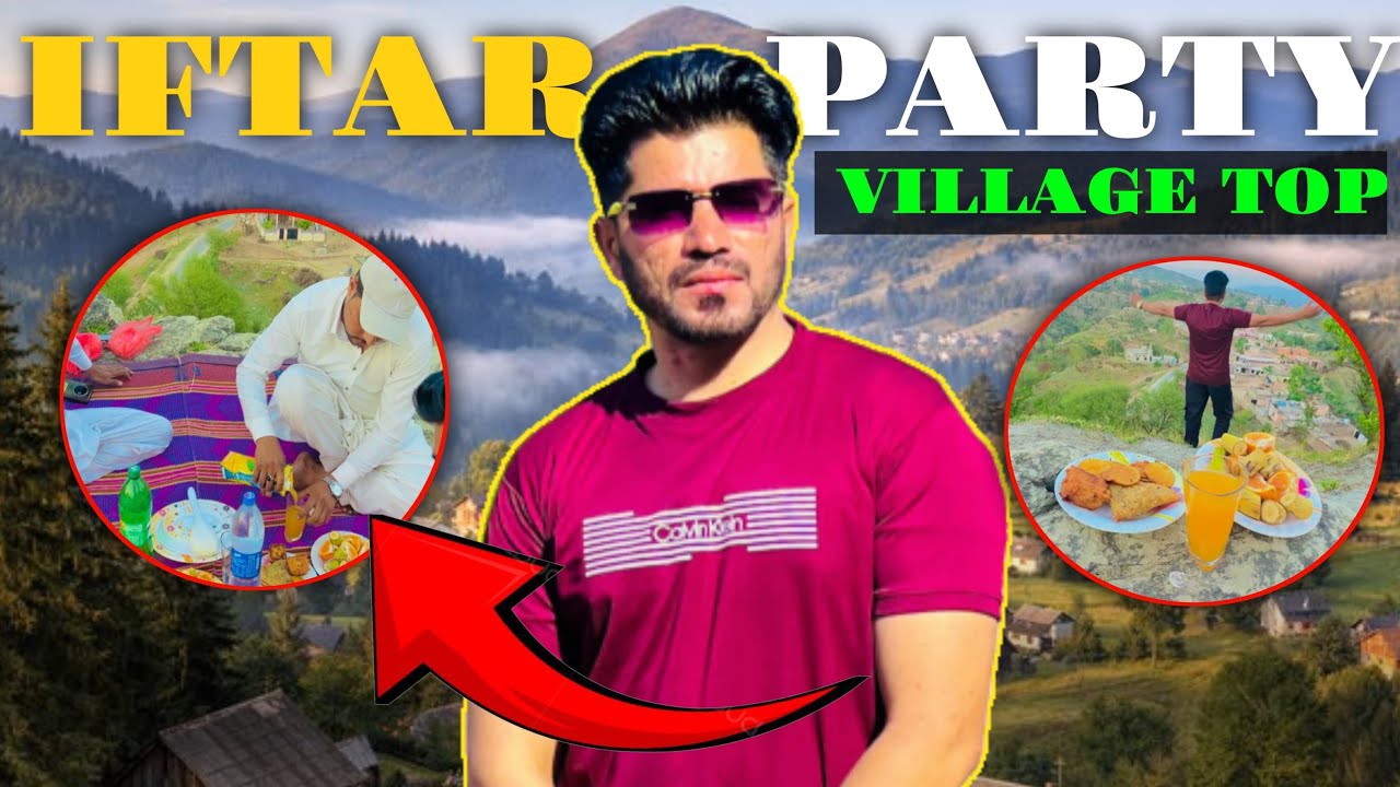 Ramadan Iftar at the Top of Our Village || Beautiful Sunset & Cinematic Valley View||