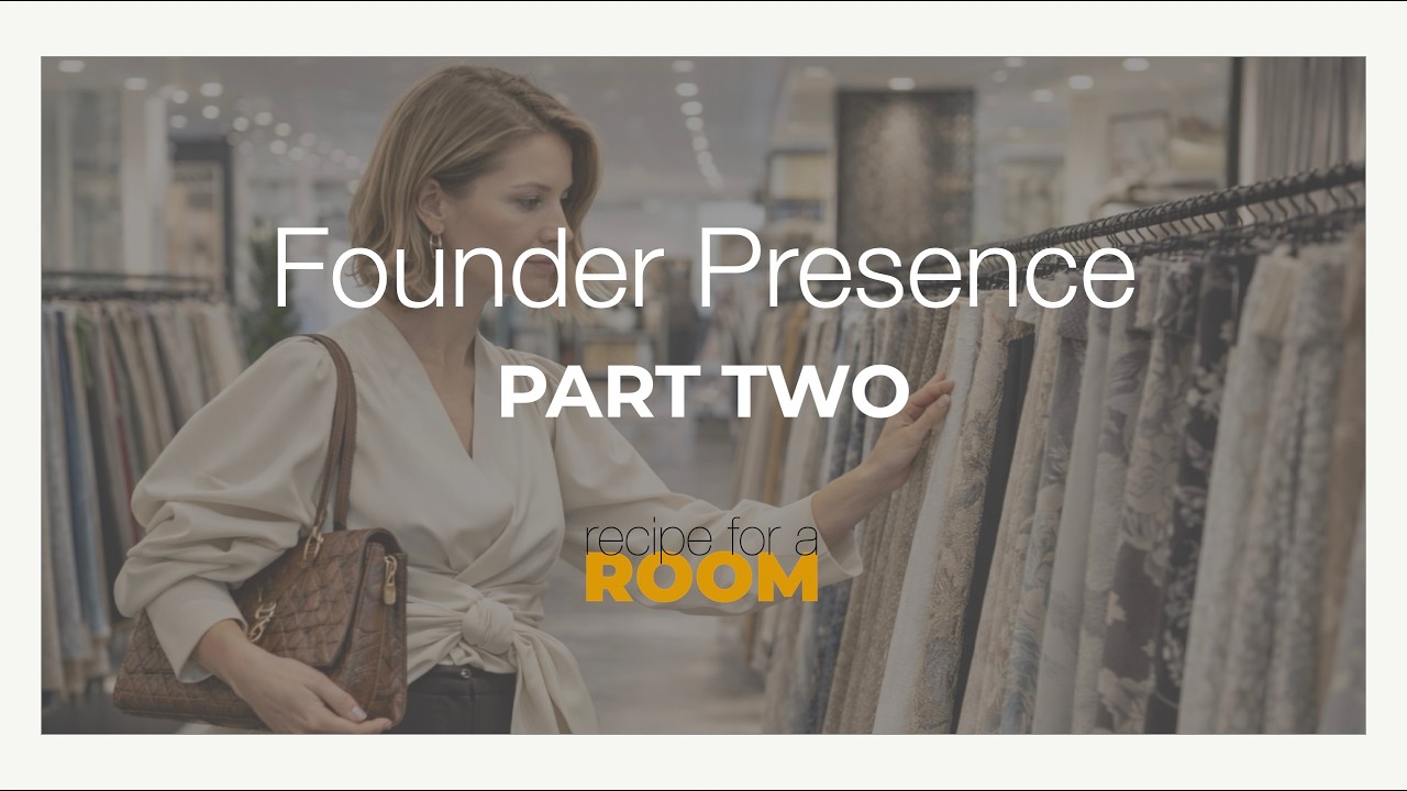 Founder Presence 2: Embodying Authority - How to Physically Inhabit Your Role as a Creative Founder
