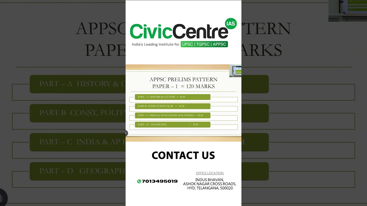 APPSC Group-1 Prelims Exam Pattern 2025 Explained | Paper-1 Detailed Analysis | CivicCentre IAS