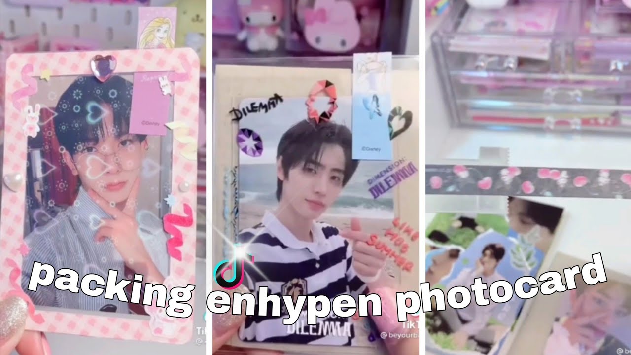 👉♡ | packing enhypen photocard | part 2 | ARMS | TikTok compilation | ♡👈