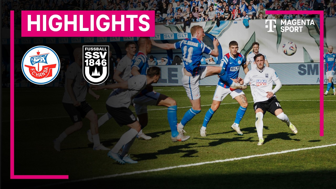 Hansa Rostock - SSV Ulm 1846 | Highlights 3. Liga | MAGENTA SPORT