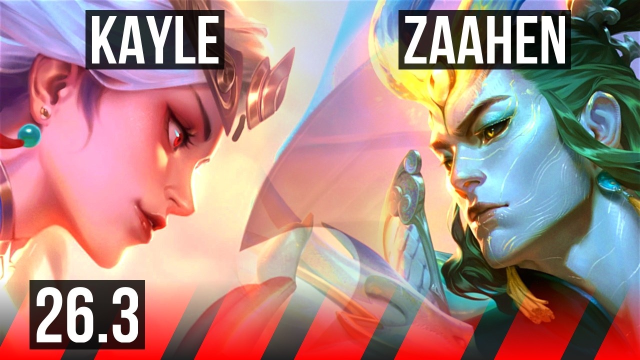 KAYLE vs ZAAHEN (TOP) | KR Diamond | 26.3