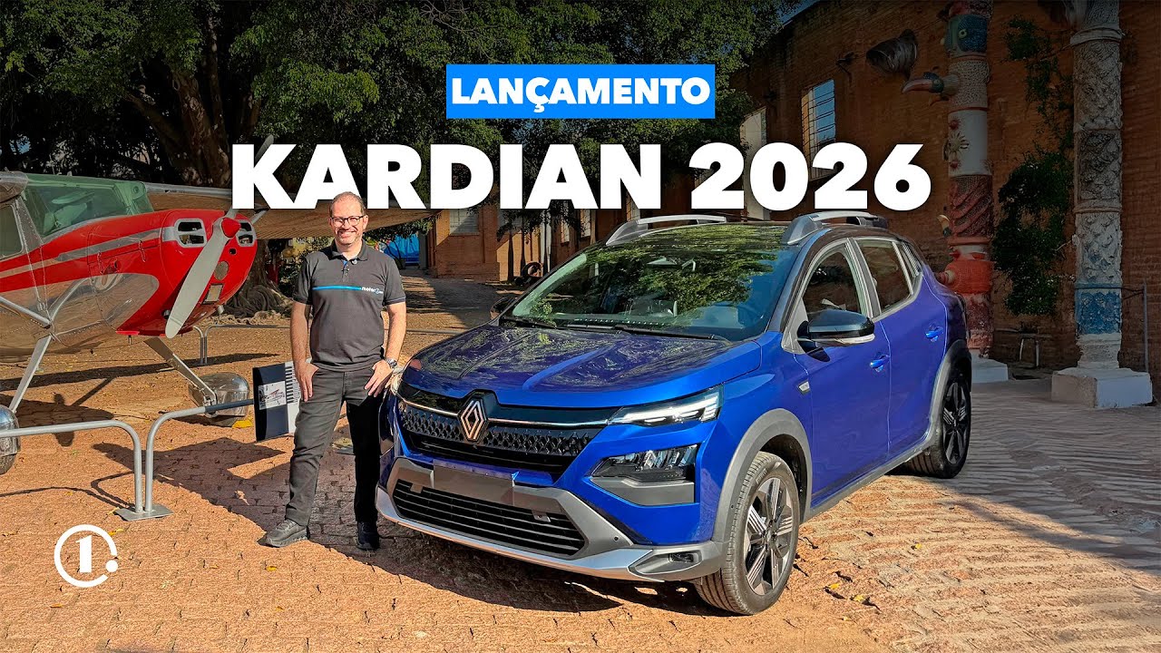 AGORA CONSEGUE ENCARAR VW TERA E FIAT PULSE? Novo Renault Kardian 2026 com novas telas e acabamento