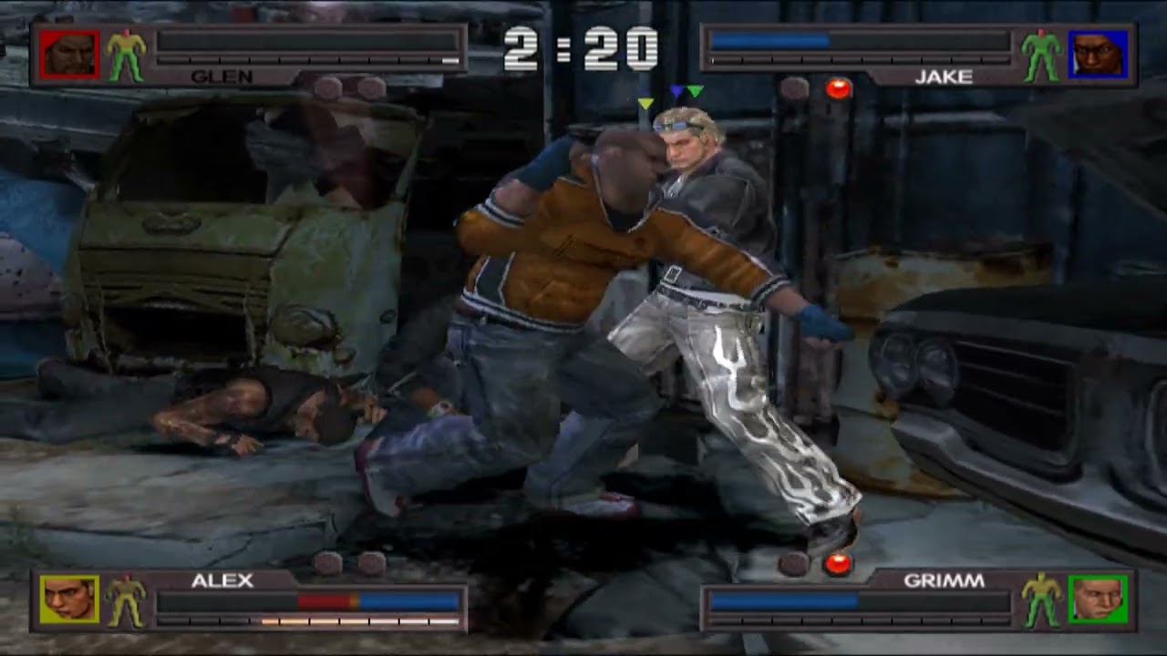 Urban Reign - Battle Versus Knock Out (CPU Only Very Hard)