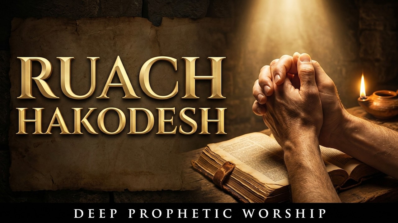 Ruach HaKodesh Night Worship 🌧️ Soaking Prayer Music with Rain | Hebrew Worship Album
