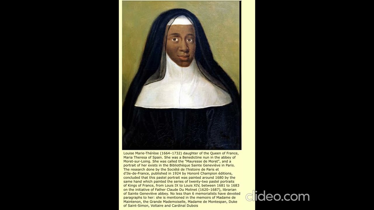 Louise Marie-Therese - Nun Of Moret #nun #moret #blackhistory