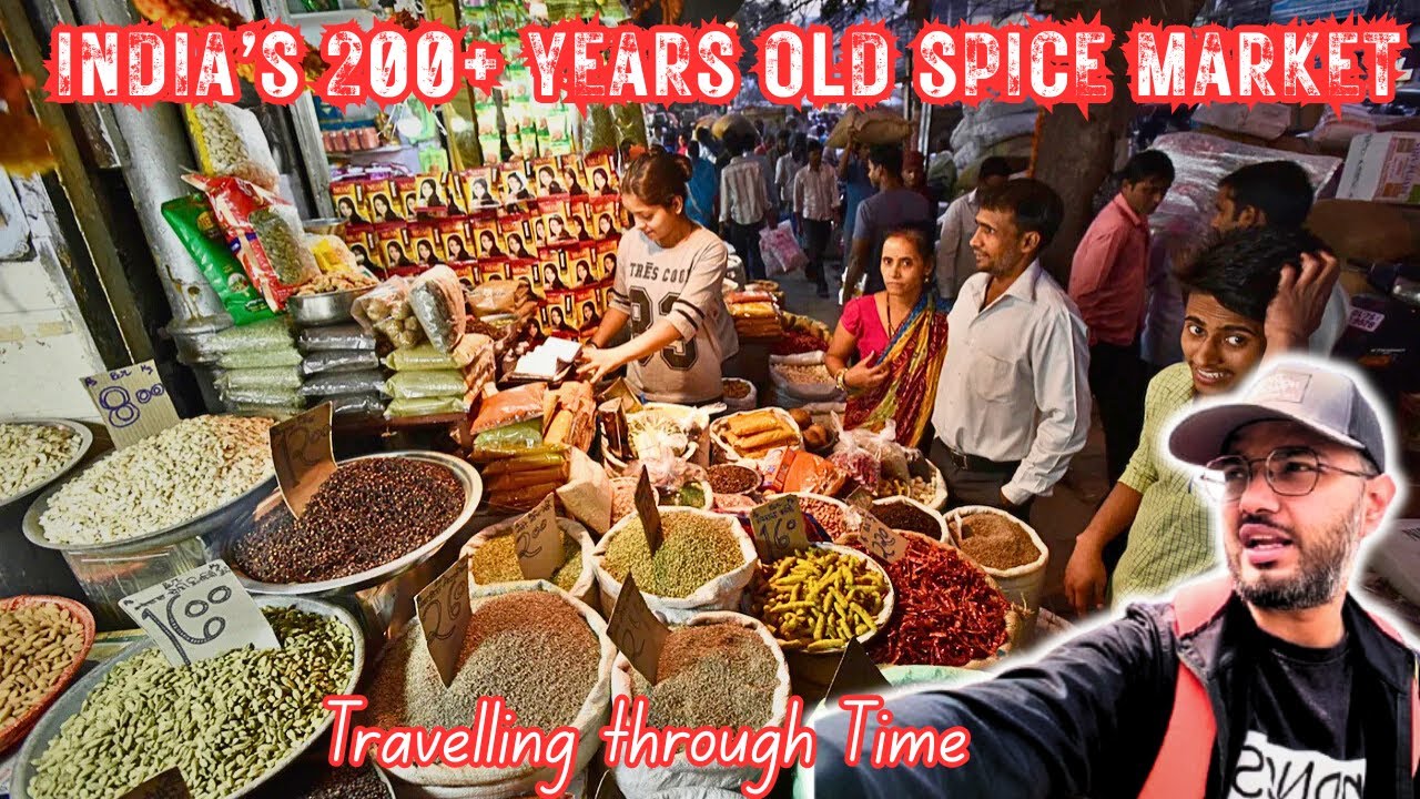 BIGGEST SPICE MARKET IN AISA with more than 1000000 spices ! KHARI BAOLI , OLD DELHI | WhoIsSid