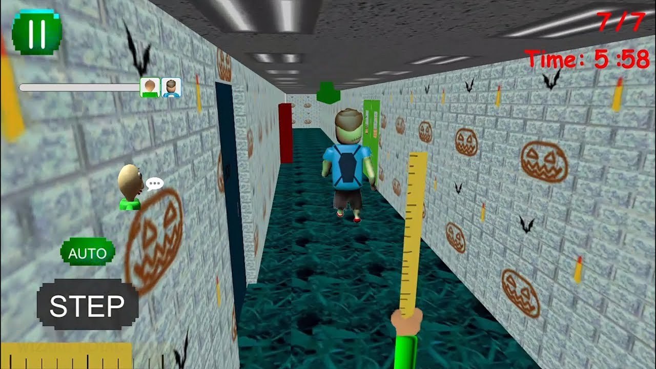 [HARD MODE] CAN BEAT THE CHILDREN! | Play for Angry Teacher Halloween