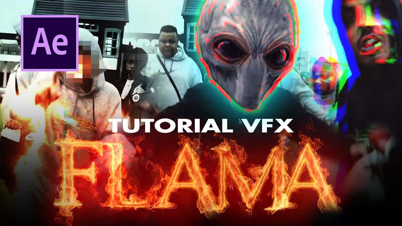 👽 ASÍ EDITE LOS VFX DE FLAMA 😱 TUTORIAL AFTER EFFECTS VIDEO DE TRAP 👾