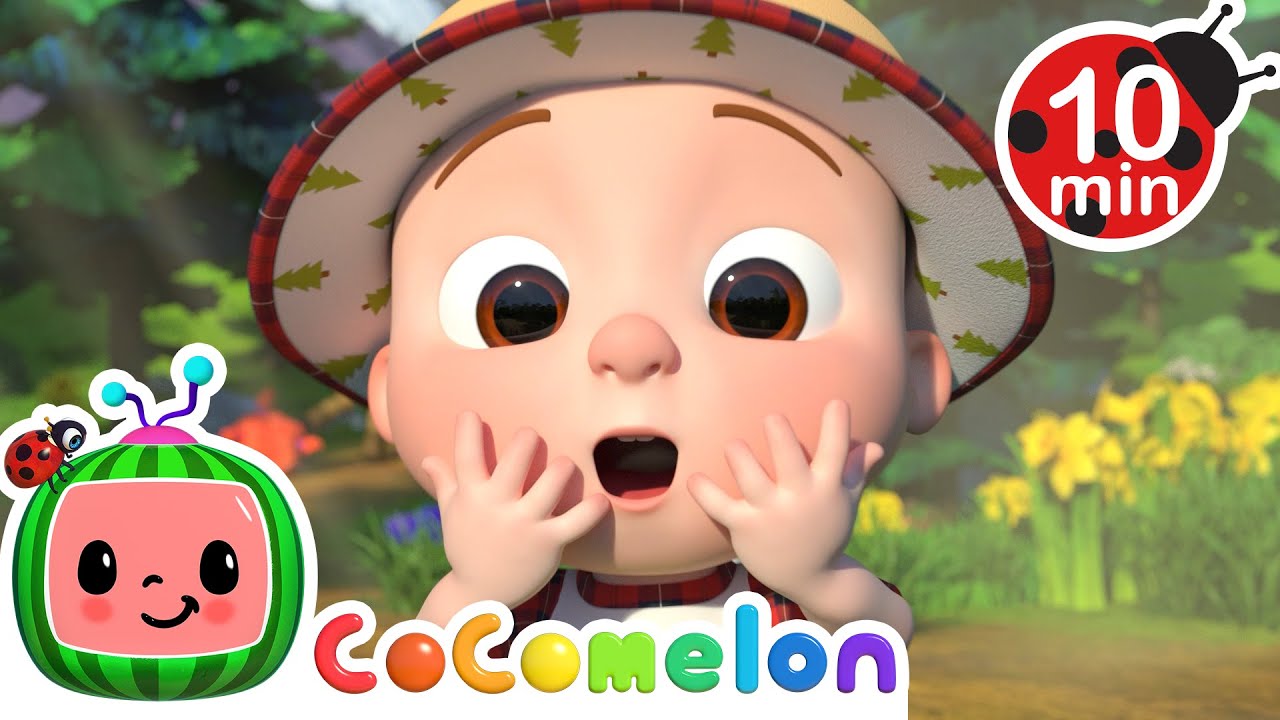 Sensory Nature Walk 🏞️ CoComelon 🍉 Sensory Play Nursery Rhymes