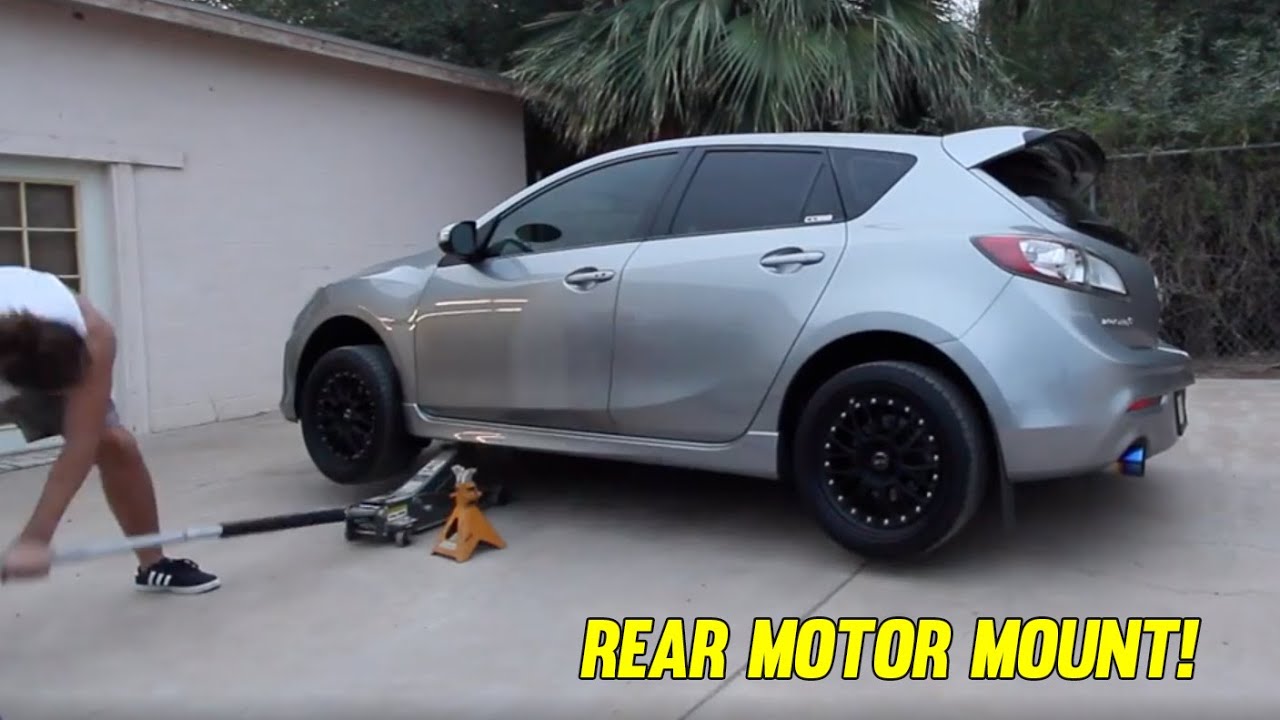 Mazdaspeed3 Rear Motor Mount Install & Test