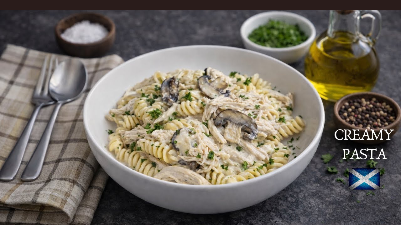 Slow Cooker Creamy Chicken Pasta :) Crockpot Recipe