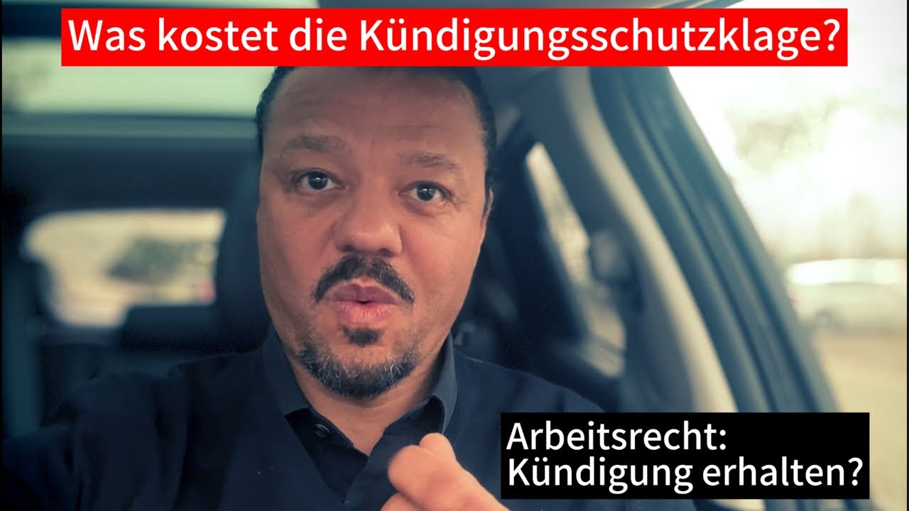 Was kostet die Kündigungsschutzklage? | wie hoch sind die Anwaltskosten? | #arbeitsrecht #arbeit