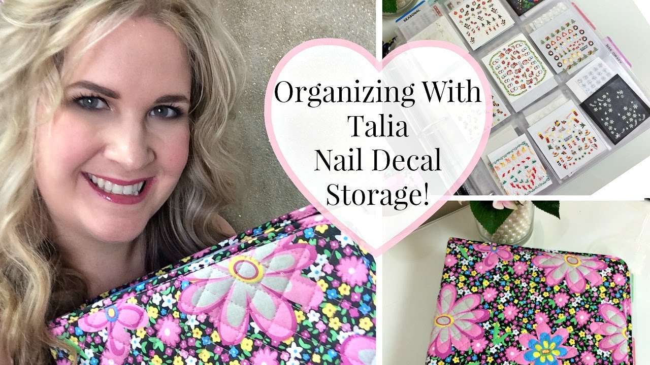 Nail Decal Storage | Organizing With Talia