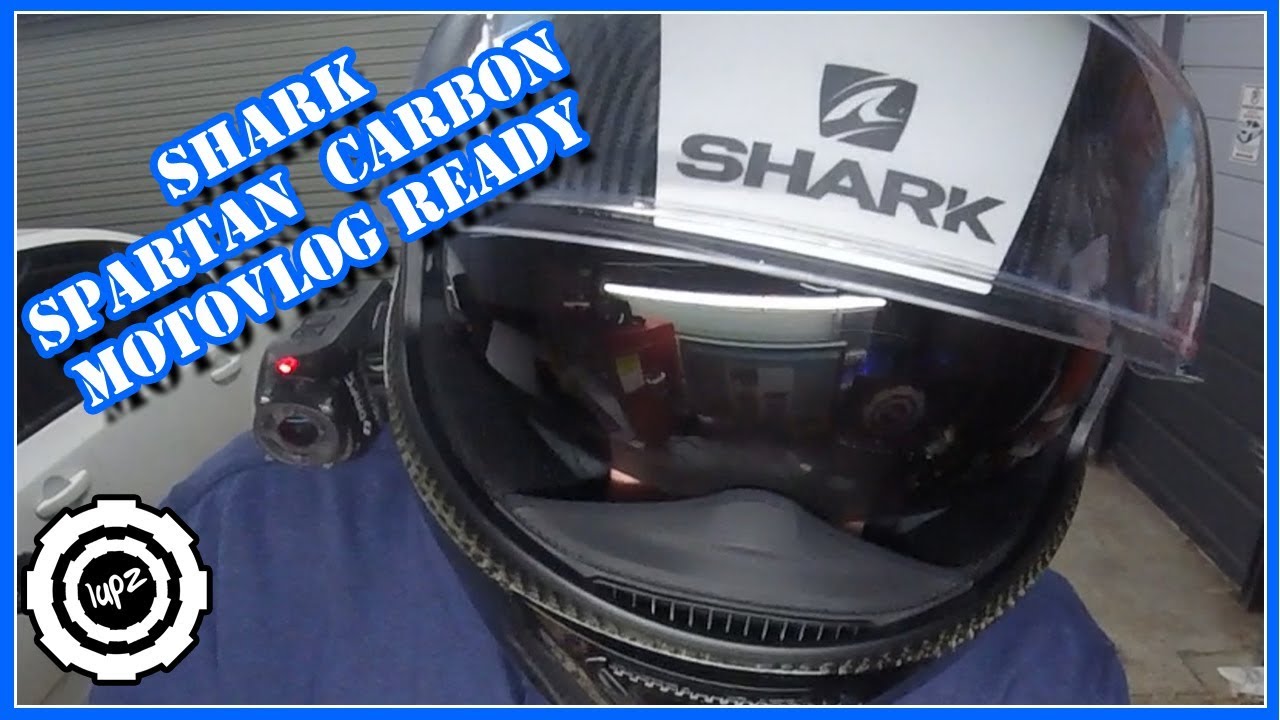 Shark Spartan Carbon Motovlogging and Bluetooth Setup.