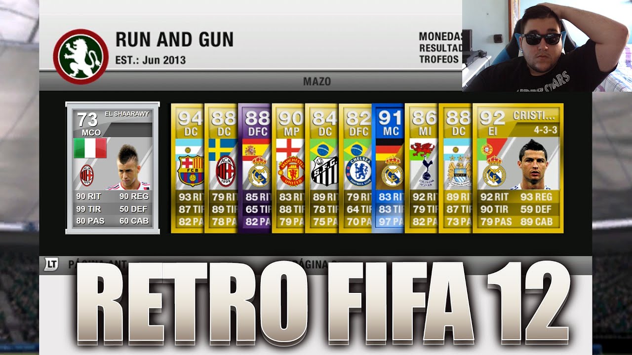 RETRO FIFA 12 | CLUB TOUR - MIS MEJORES EQUIPOS!!