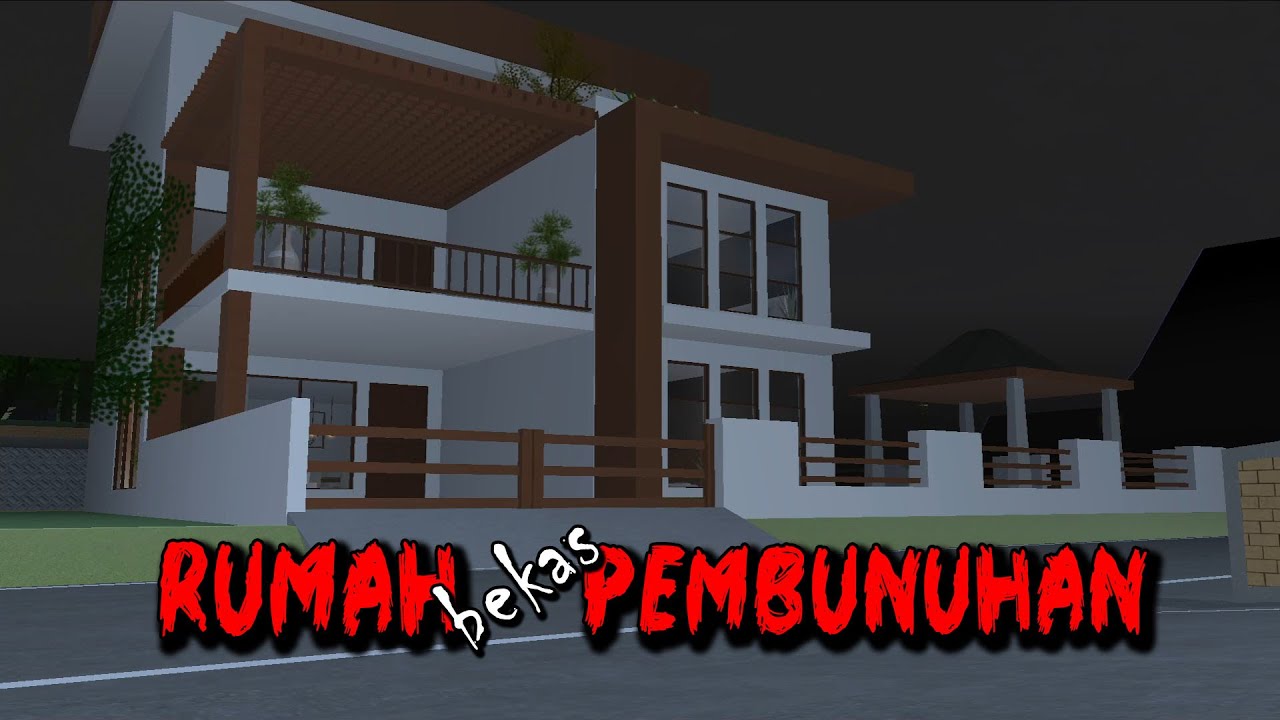 RUMAH BEKAS PEMBUNUHAN || HORROR MOVIE SAKURA SCHOOL SIMULATOR