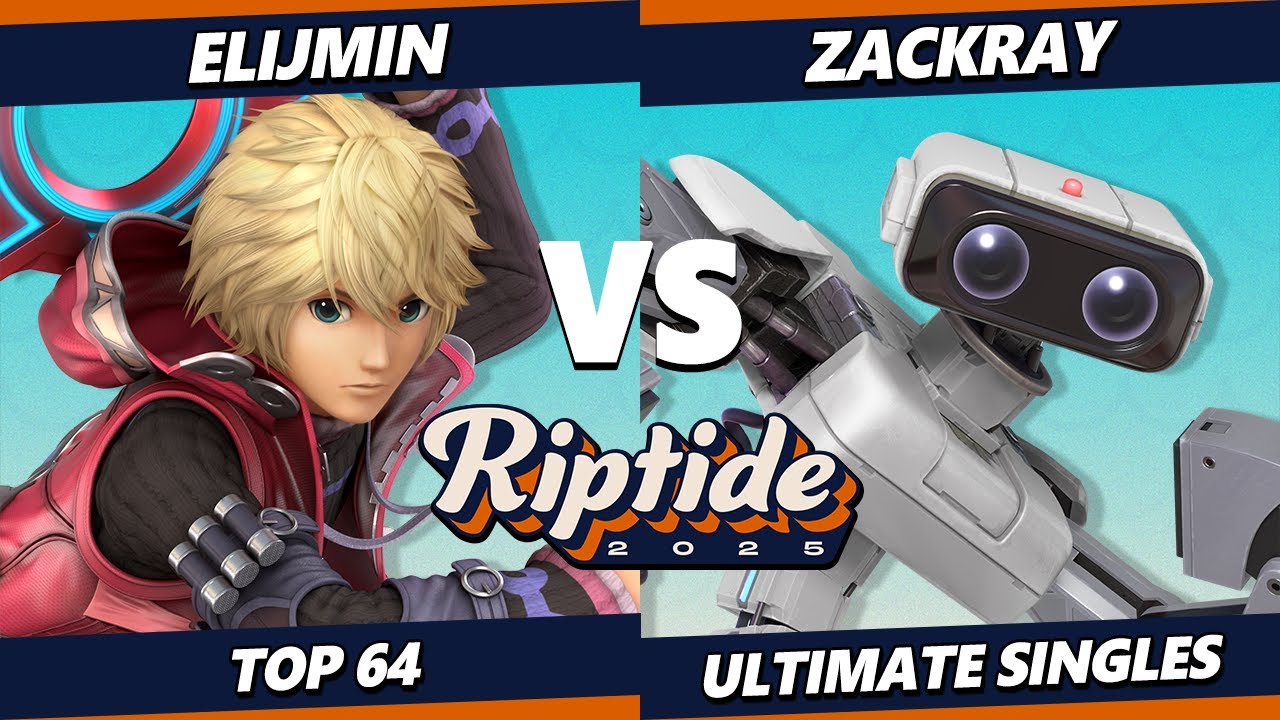 Riptide 2025 - elijmin (Shulk) Vs. zackray (ROB) Smash Ultimate - SSBU