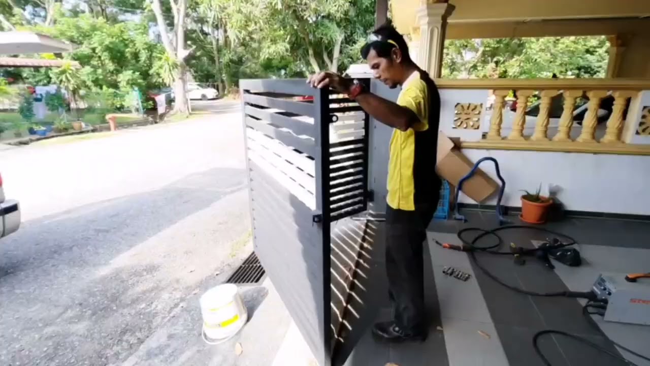 Cara tukar roller folding gate
