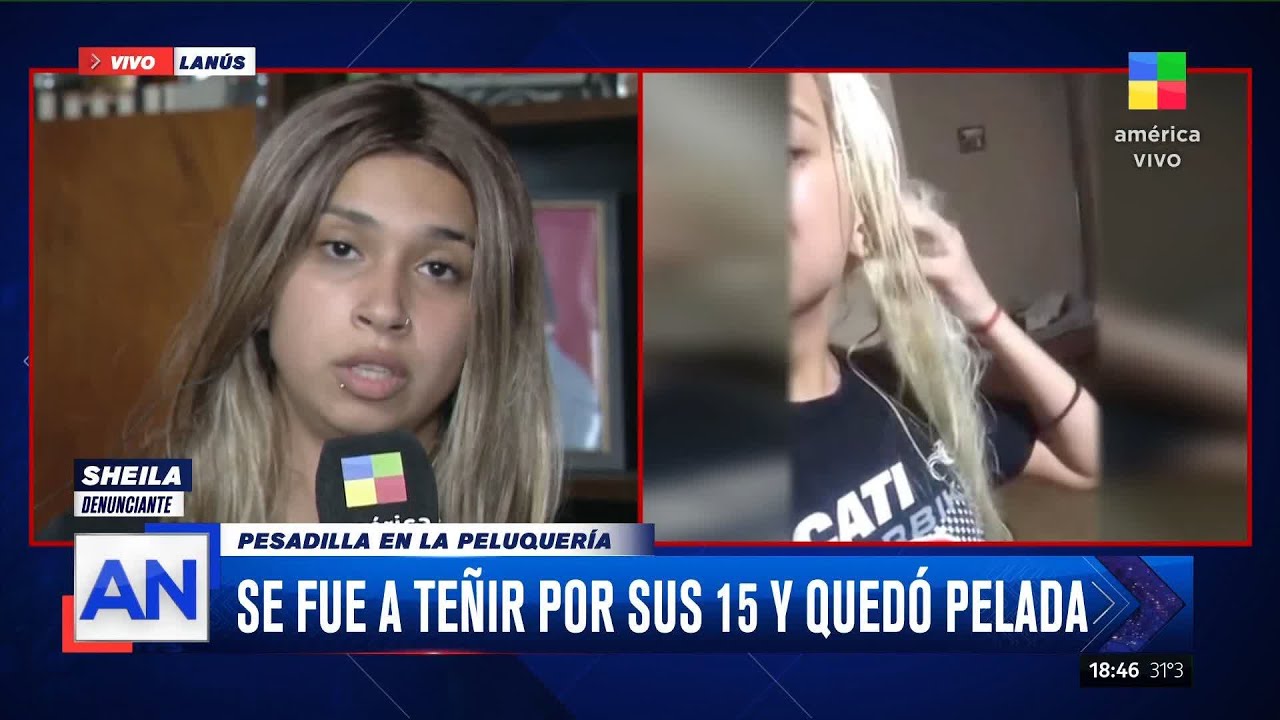 Fue a la peluquería a teñirse y QUEDÓ PELADA: 