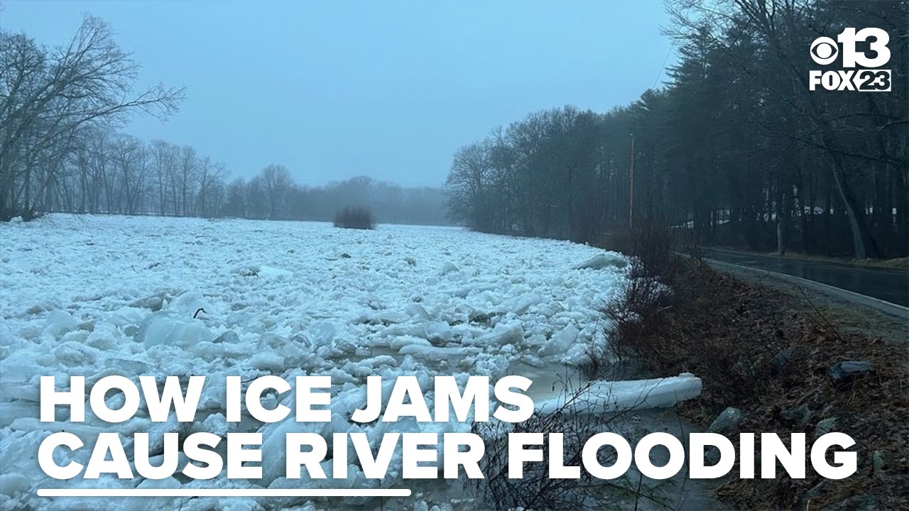 Why New England rivers face a higher ice jam flood risk as spring approaches