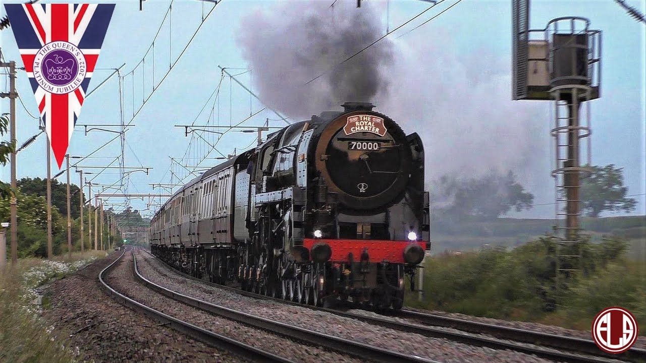 70000 'Britannia' roars through the Midlands with 'The Royal Charter' 3/6/22