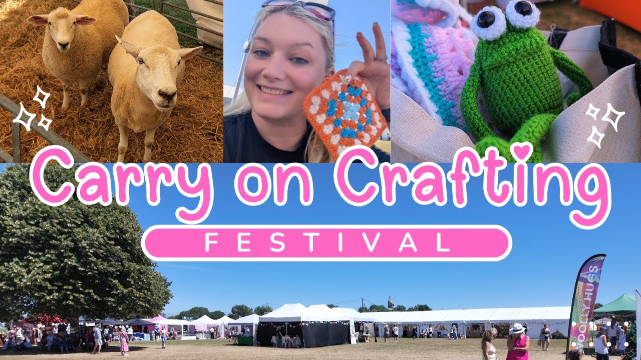 Carry on Crafting Festival 2025 | 100+ Craft Workshops, Creative Stalls & Festival Vibes 🧶✂️🧵