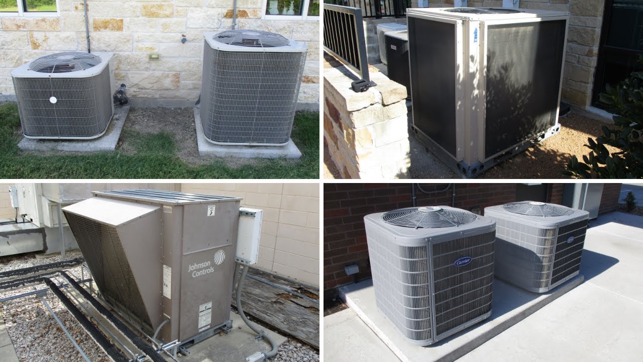 HVAC Heaven - Lots of Central Air Conditioners & Heat Pumps Running in 102°F Heat
