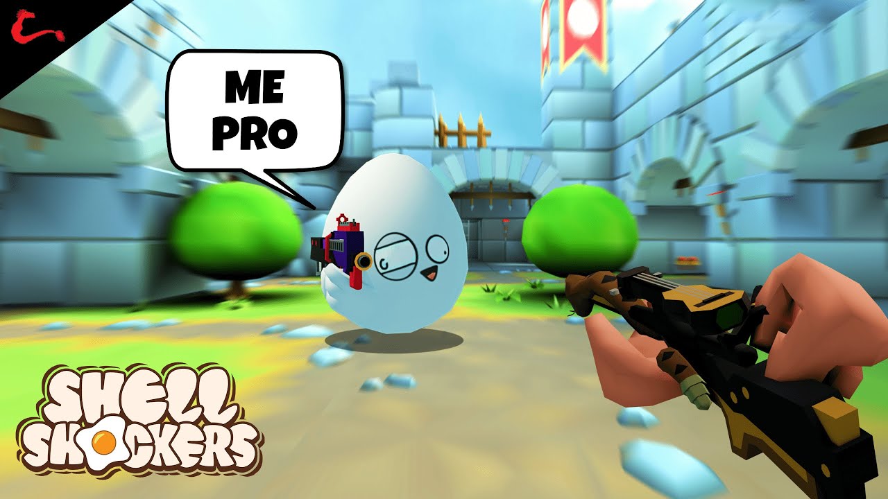 Poor Eggie wanted to 1v1 me then ended up *RAGE QUITTING* | Shell Shockers