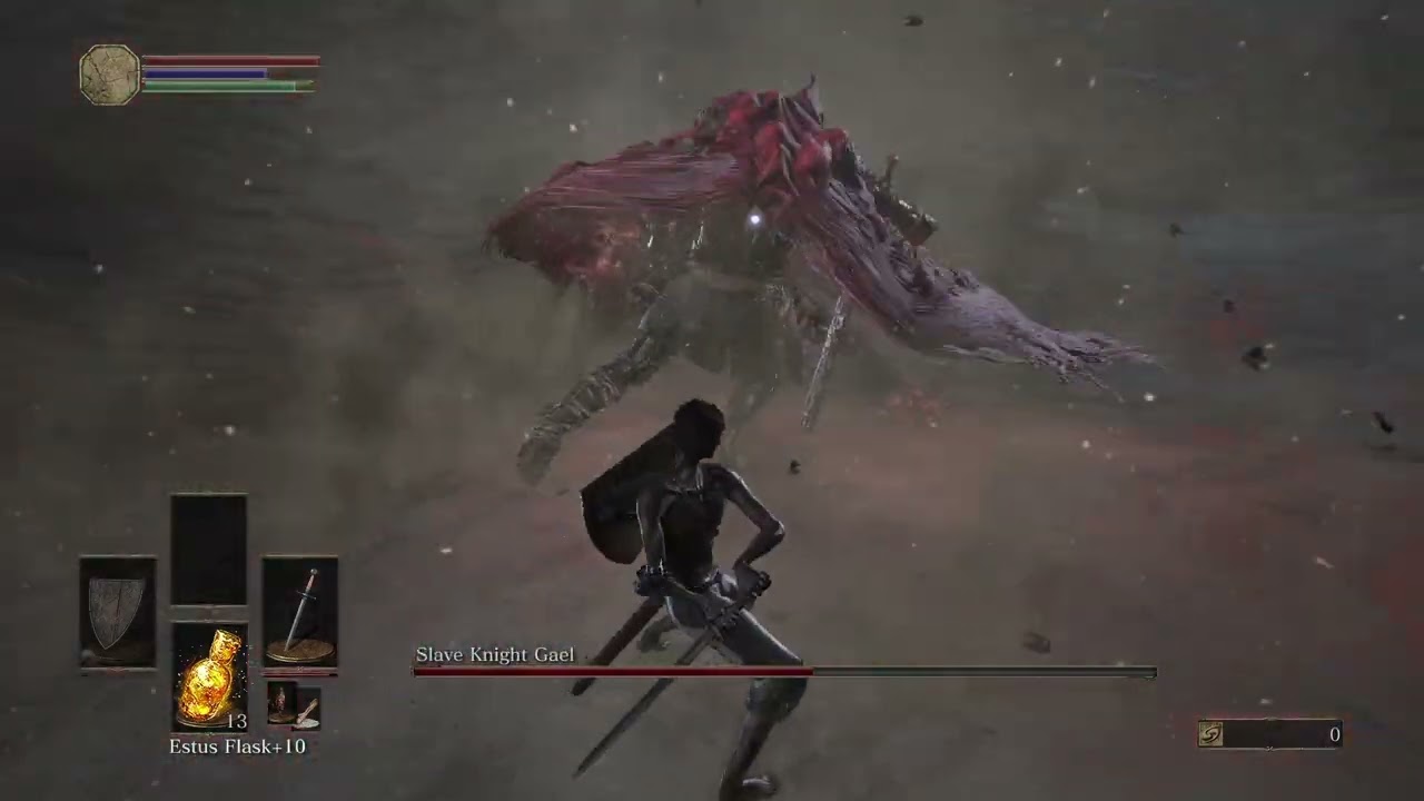 Slave Knight Gael (Soul Level 1 / No Damage) Dark Souls 3
