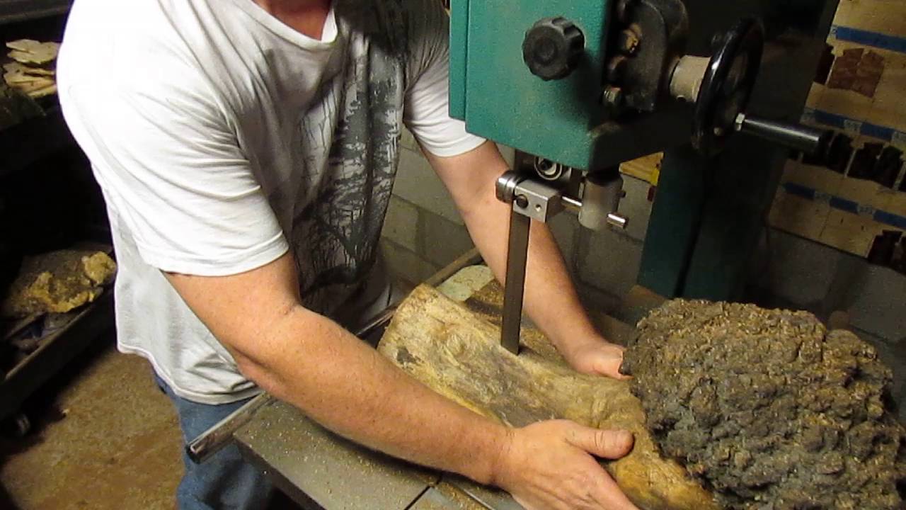 Resawing a Maple Burl