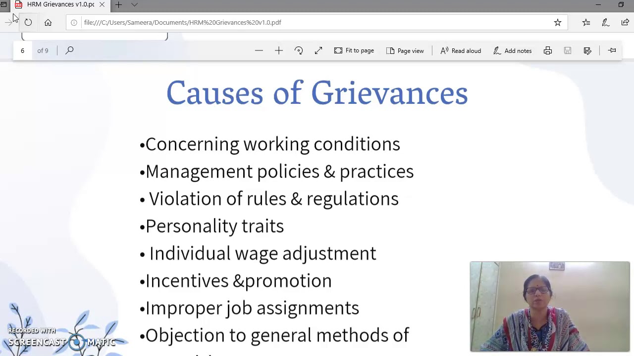 Grievances in HRM