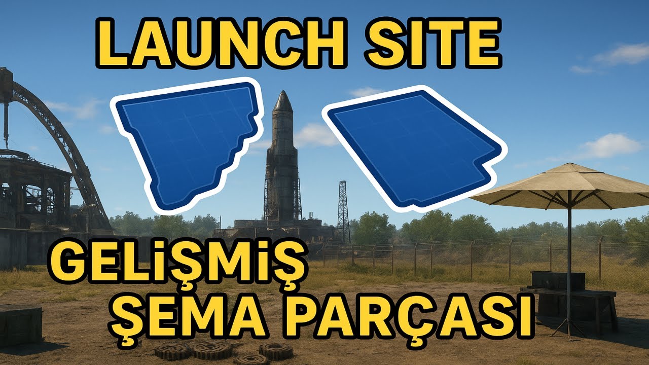 Rust Launch Site (Fırlatma Sahası) Gelişmiş Şema Parçası Nerede? | Elektrik & Kapılar Nasıl Açılır?