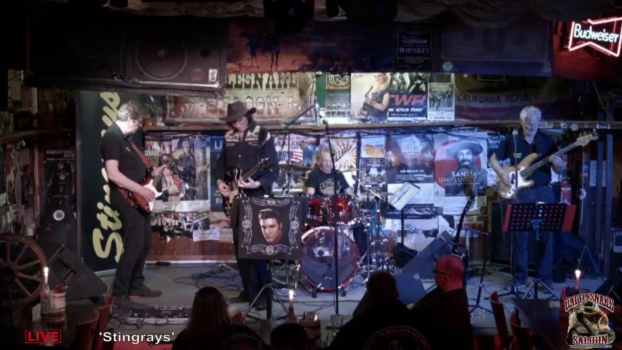 'Stingrays' live aus dem Rattlesnake Saloon
