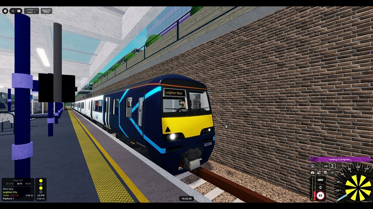 Roblox SCR v2.3.2 R044 Benton➡️Leighton West (Class 321/3)