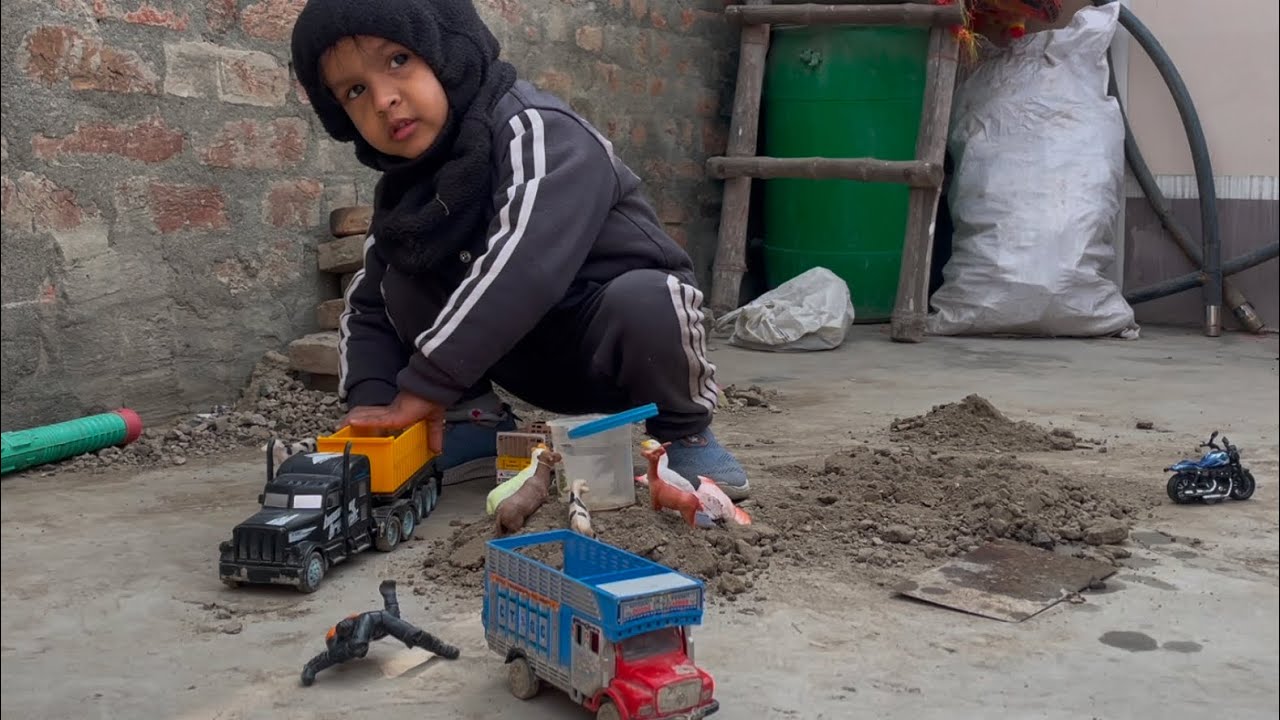 Cartoon video, ￼Gaadiwale cartoon ￼ remote control, Bada truck, Tata truck ￼