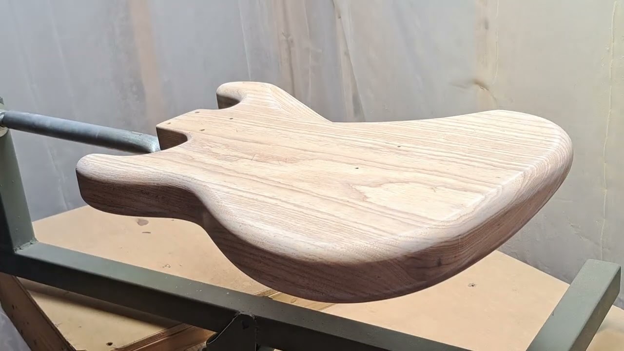 Sketch gets in line, grain fill, & shellac 