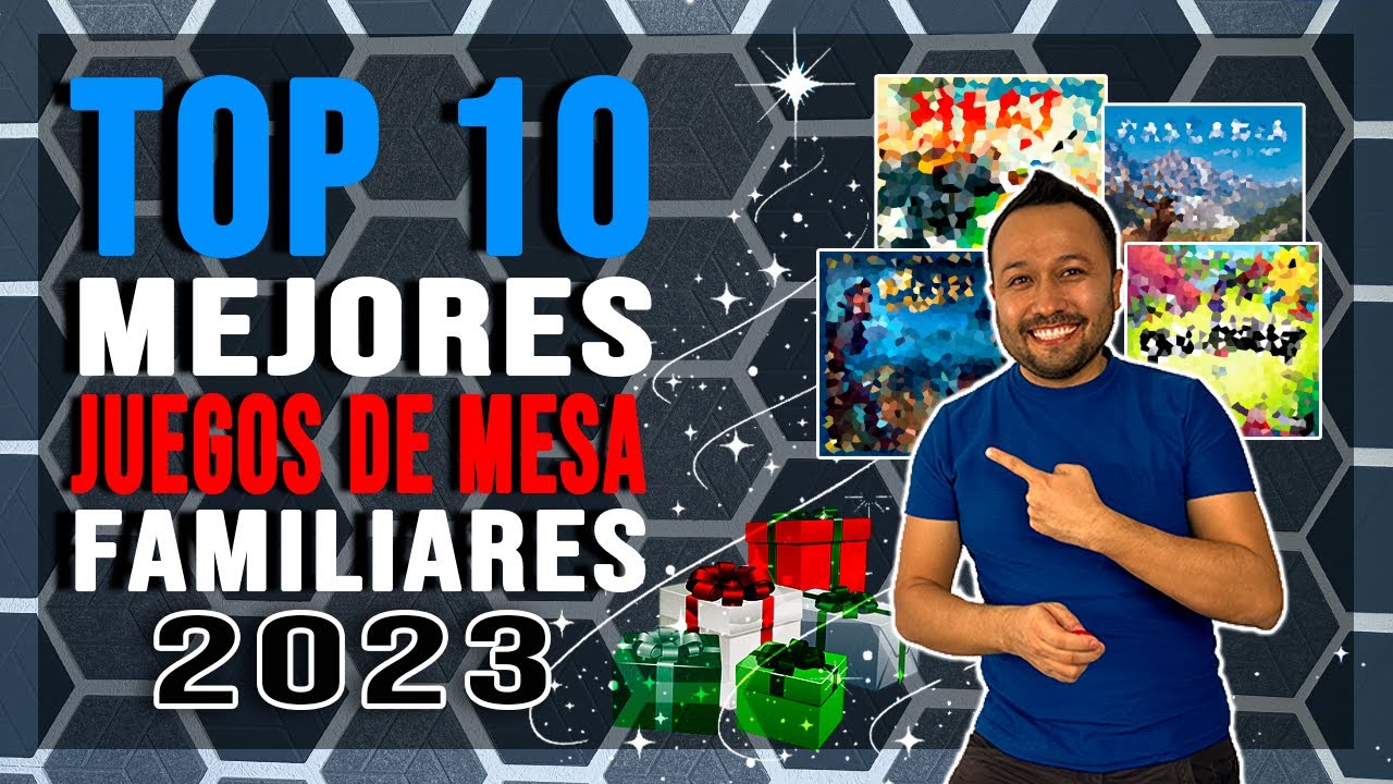 ⭐️ TOP 10 ⭐️ MEJORES JUEGOS DE MESA FAMILIARES 2023 ▶︎ Juegos DIVERTIDOS para NAVIDAD