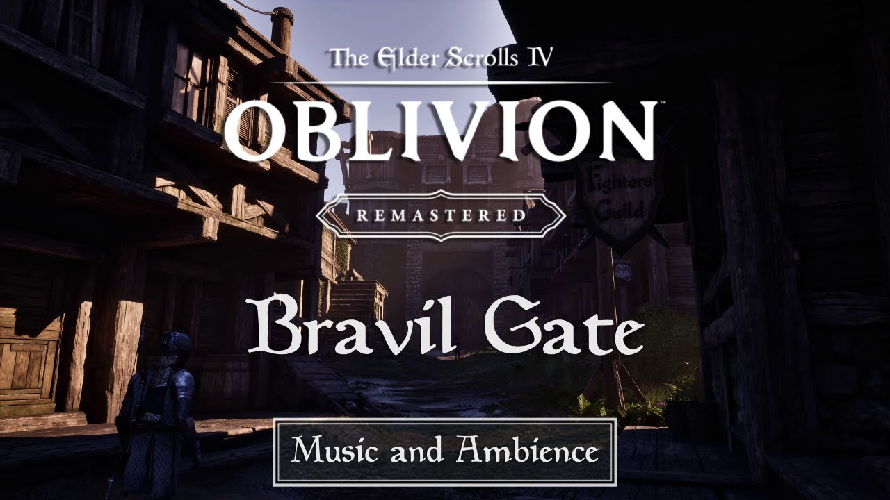 The Elder Scrolls Music & Ambience [4K] | Oblivion Remastered | Bravil Gate with Calm Music