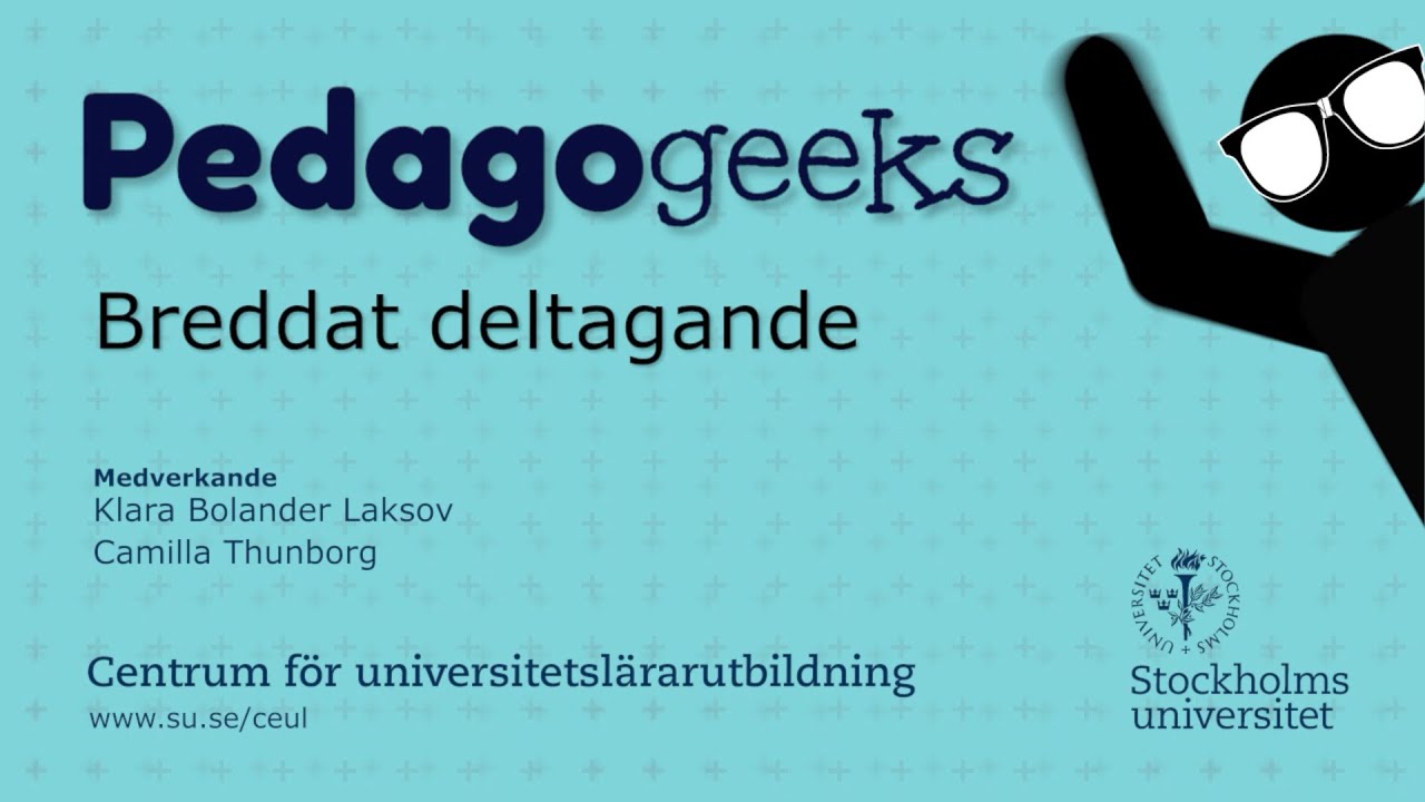 Pedagogeeks: Breddat deltagande