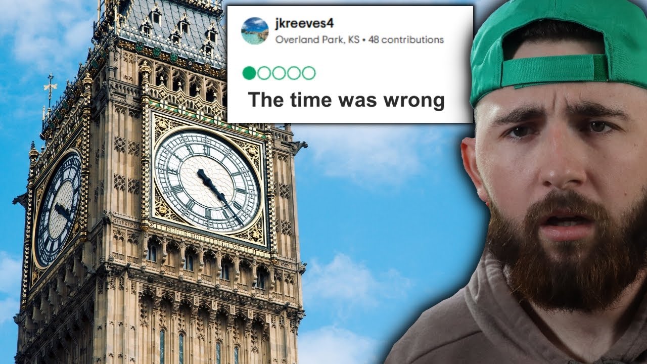 American Reads BAD Reviews on Famous UK Tourist Attractions!
