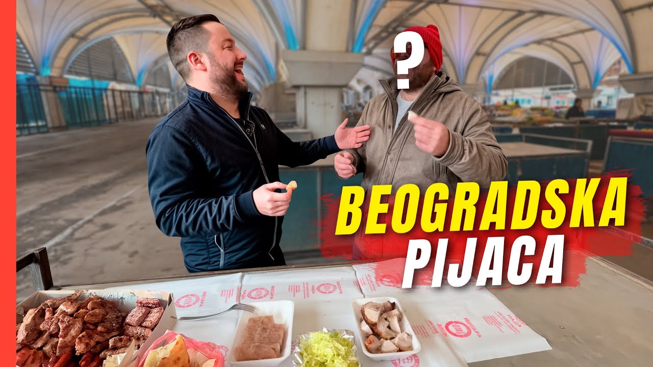 Kuhar koji skriva lice vodi me na beogradsku pijacu na roštilj! w/ DotPot